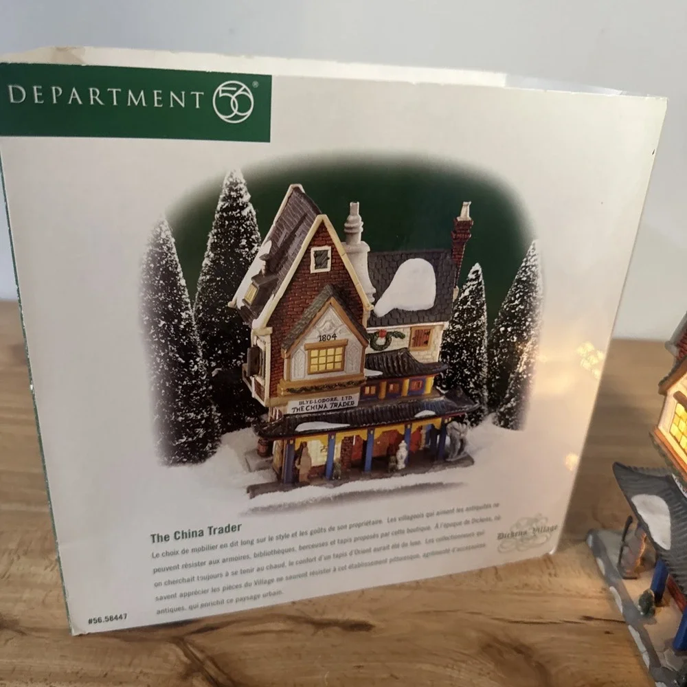 Department 56 Dickens Village Series - The China Trader #56.58447 Christmas